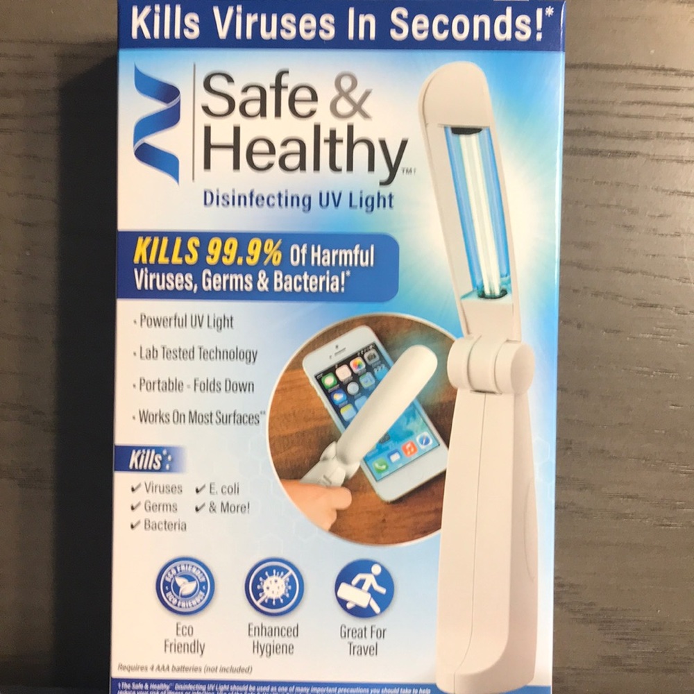 Disinfectant UV light!